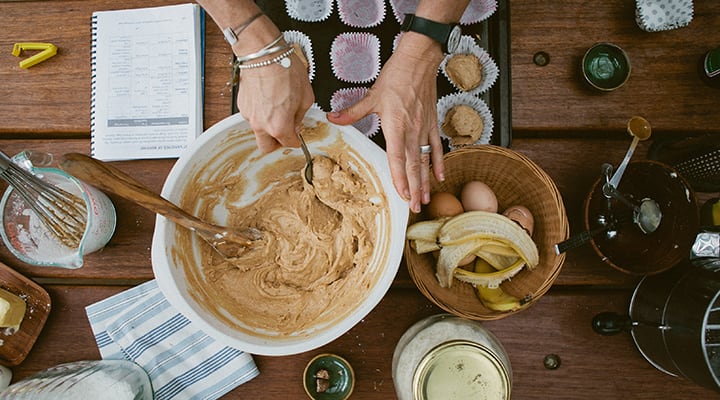 Banana muffins are perfect for breakfast or even a snack