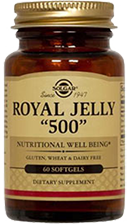 Royal Jelly "500" 50 mg, 60 softgels - Life Extension